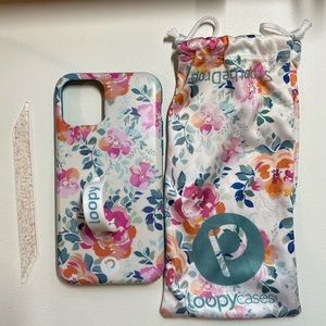 Loopy floral phone case for iPhone 11 Pro
